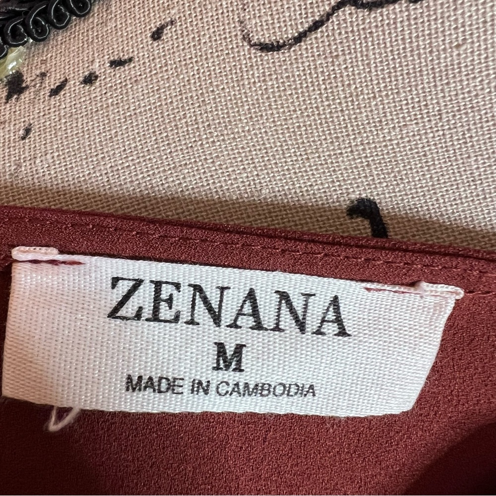 💚Zenana rust colored tunic - Picture 4 of 5